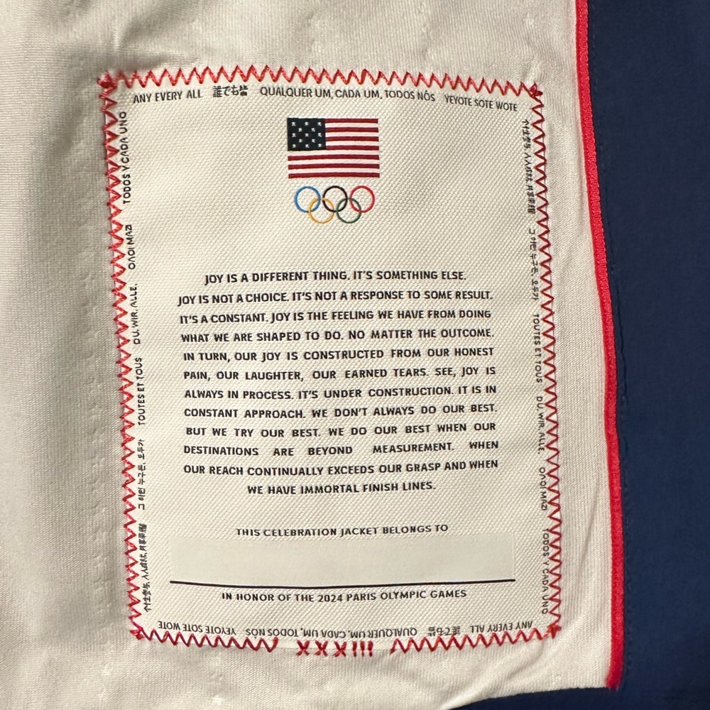 NIKE Team USA Women’s Jacket Blue - Picture 11 of 14